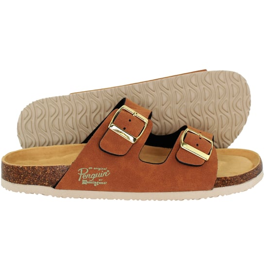 Penguin Port 2 Damen Sandalen in Tan - Image 5
