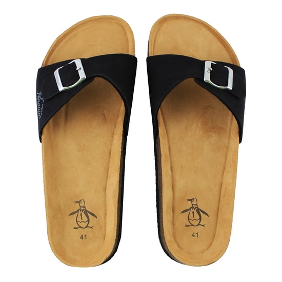 Penguin Pru Damen Schwarze Flip-Flops - Image 1