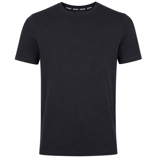 BoxRaw Einfarbiges Herren T-Shirt Schwarz - Image 1