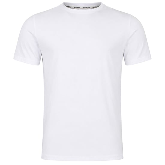 BoxRaw Einfaches Herren T-Shirt Weiß - Image 1