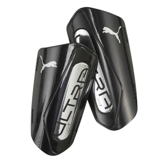 Puma - Schienbeinschutz für Herren/Damen Unisex, leicht (Schwarz/Silber) - Image 1