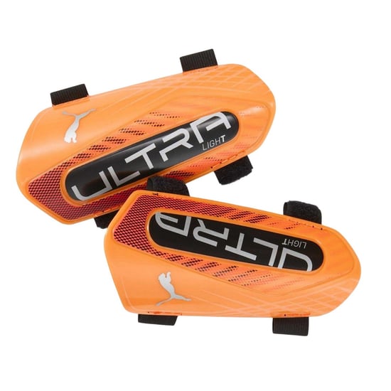 Puma - Schienbeinschutz für Herren/Damen Unisex, leicht (Orange/Silber) - Image 2