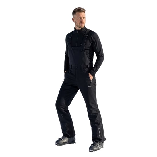 Head - "Countdown" Latzhosen für Herren, Skifahren (Schwarz) - Image 1