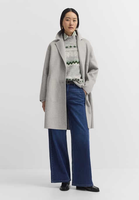 Bugatti Damen Mantel Doubleface Wollmix Reverskragen - Image 3