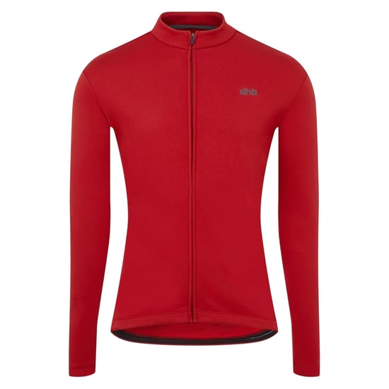dhb - Radfahr-Trikot für Herren, Thermisches Material, Langärmlig (Kirschrot) - Image 1