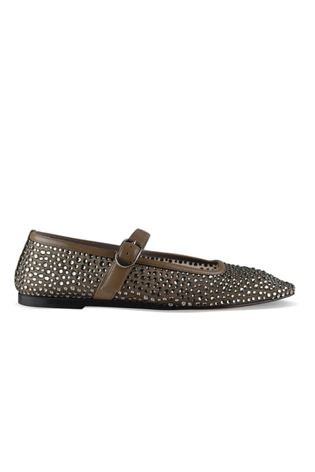 Le Monde Béryl Mary Jane Ballerinas Braun - Image 1