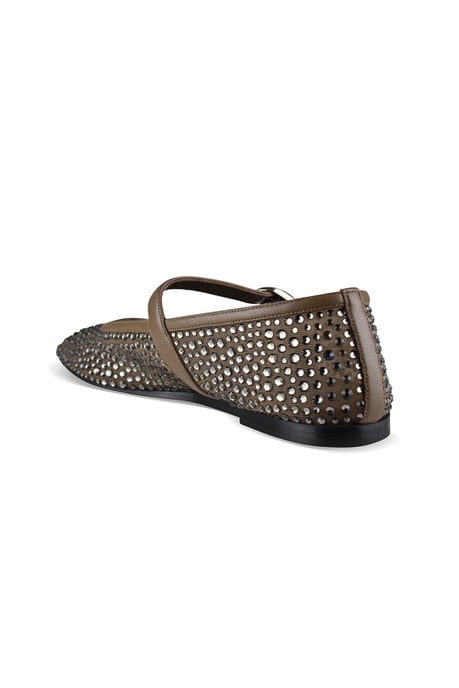 Le Monde Béryl Mary Jane Ballerinas Braun - Image 3