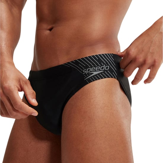 Speedo - "Medley" Schwimmshorts für Herren (Schwarz/Grau) - Image 4