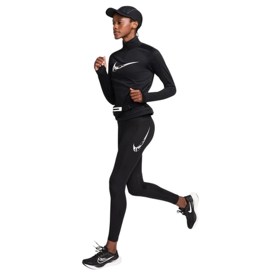 Nike - "Fast" Leggings für Damen (Schwarz/Weiß) - Image 1
