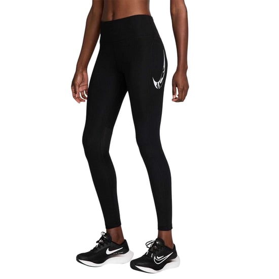 Nike - "Fast" Leggings für Damen (Schwarz/Weiß) - Image 2