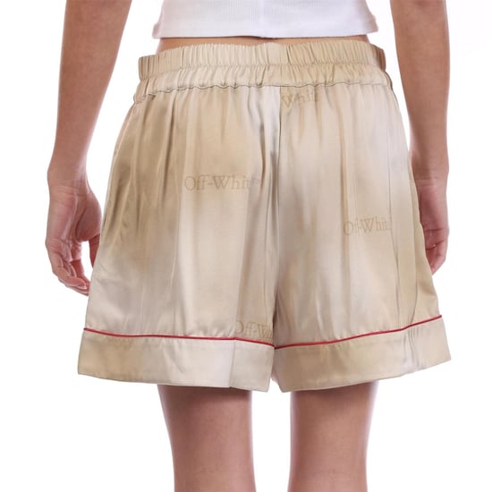 Off-White - Schlafanzug-Shorts für Damen (Beige) - Image 2