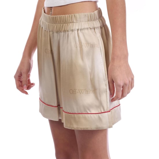 Off-White - Schlafanzug-Shorts für Damen (Beige) - Image 3