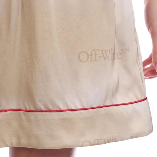 Off-White - Schlafanzug-Shorts für Damen (Beige) - Image 4
