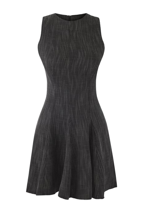 Damen Unifarbenes kurzes/mini ärmelloses Freizeit-Skaterkleid - Image 4