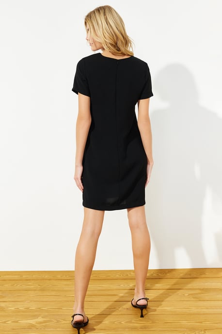 Unifarbene Mini-Shorts für Damen, Business, normale Passform - Image 5