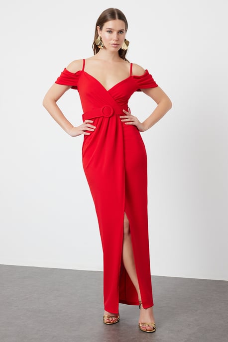 Unifarbenes, kurzes Maxikleid für Damen, ideal für Abschlussball oder Abiball, normale Passform, Abend- und Ballkleid - Image 6