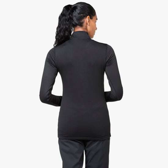 Sprayway Damen-Fleece-Halbzip-Oberteil mit Daumenlöchern - Schwarz - Image 5