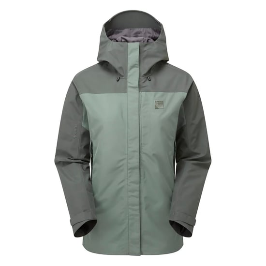 Damen wasserdichte GORE-TEX Hüttenjacke mit Kapuze Regenjacke mit Taschen - Image 1