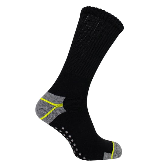 6 Paar Herren Rutschfeste Arbeitssocken | Atmungsaktive Durable Stiefelsocken mit Grips - Image 3