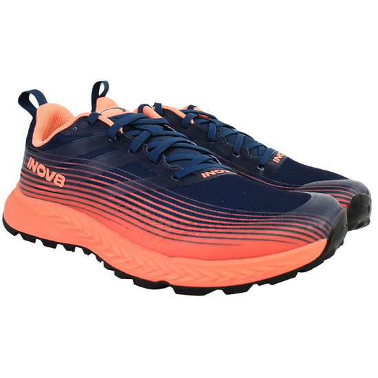 Inov-8 Trailfly Speed Damen Laufschuhe Navy/Coral (Breite Passform) - Image 2