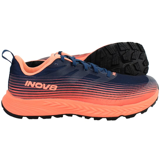Inov-8 Trailfly Speed Damen Laufschuhe Navy/Coral (Breite Passform) - Image 4