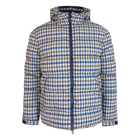 Aquascutum Active Sp Kapuzen-steppjacke Club Check - Image 1