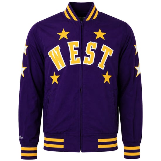 Mitchell & Ness NBA All Star Team History Warm Up 2.0 Herren Lila Jacke - Image 1