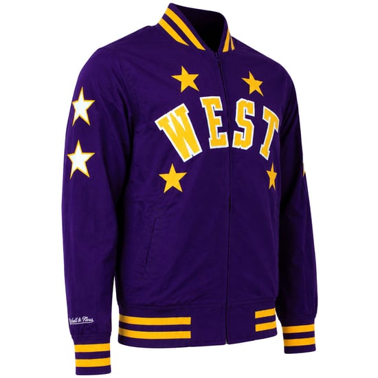 Mitchell & Ness NBA All Star Team History Warm Up 2.0 Herren Lila Jacke - Image 2