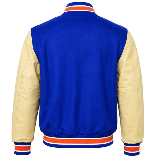 Mitchell & Ness NBA New York Knicks Herren Blau Varsity-Jacke - Image 2