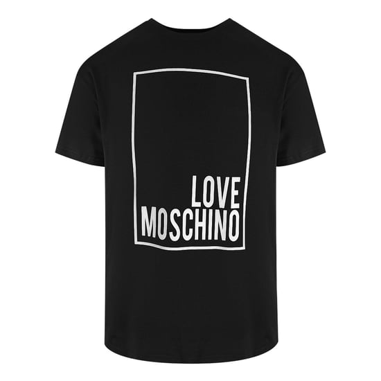 Moschino Box Logo Schwarzes T-shirt - Image 1