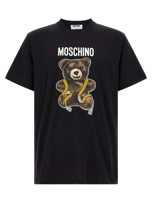 Moschino Schwarzes Baumwoll-T-Shirt - Image 1