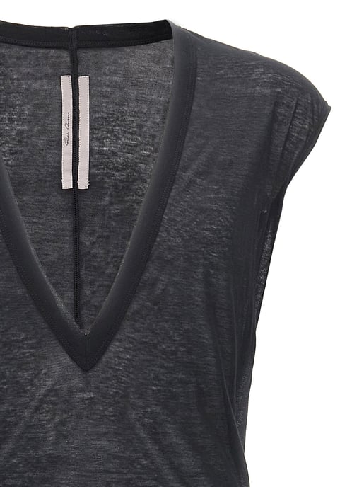 Rick Owens Schwarzes Baumwoll-T-Shirt - Image 3