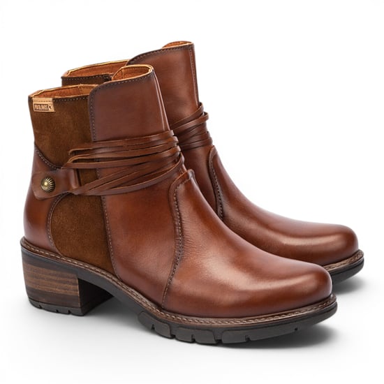 Pikolinos Braune Lederstiefel mit Reißverschluss – San Sebastia - Image 3