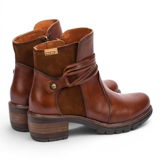 Pikolinos Braune Lederstiefel mit Reißverschluss – San Sebastia - Image 4