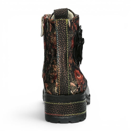 Laura Vita Damen-Gothic Victorian Floral Bronze Leder-Schnürstiefel – Cocrailo-47 - Image 6