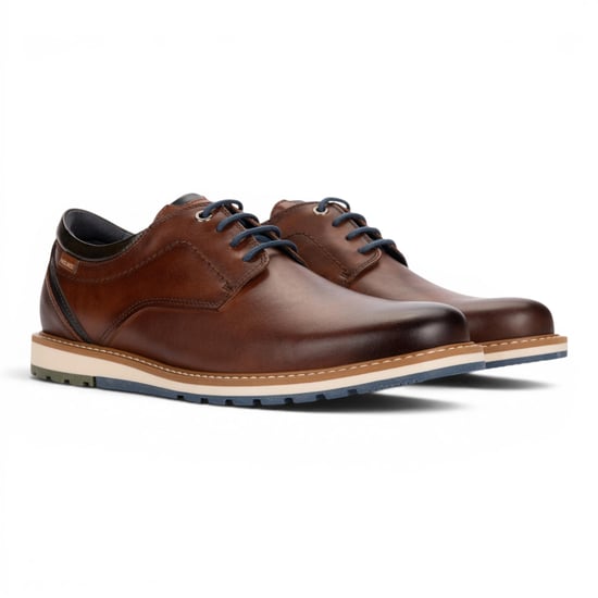 Pikolinos Herren braune Lederschuhe mit Schnürung – Berna - Image 3