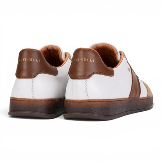 Martinelli Herren Braune Ledersneakers Trainerschuhe – Seaford - Image 5