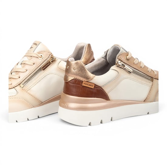 Pikolinos Damen Weiße Ledersneakers Trainerschuhe – Cantabria - Image 5