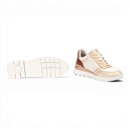 Pikolinos Damen Weiße Ledersneakers Trainerschuhe – Cantabria - Image 6