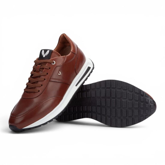 Martinelli Herren braune Ledersneakers Trainer Schnürschuhe – Hanbury - Image 5