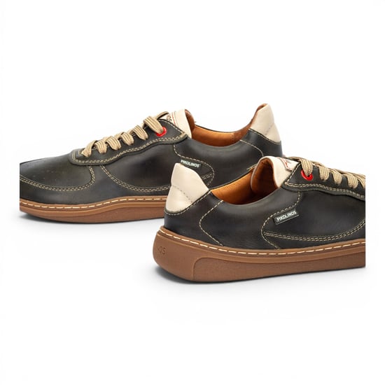 Pikolinos Pine Green Leather Sneakers Trainer Barfußschuhe – Aranjuez - Image 5