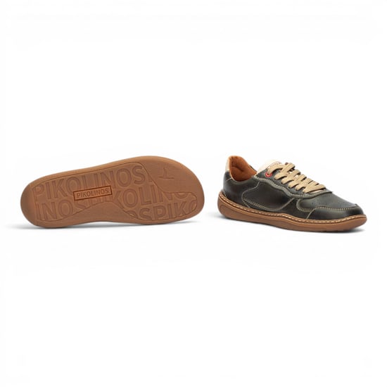 Pikolinos Pine Green Leather Sneakers Trainer Barfußschuhe – Aranjuez - Image 6