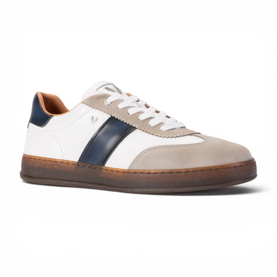 Martinelli Herren Blue Leather Sneakers Trainerschuhe – Seaford - Image 4
