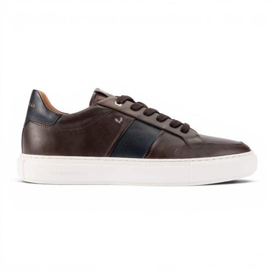 Martinelli Herren braune Ledersneakers Trainerschuhe – Hastings - Image 1