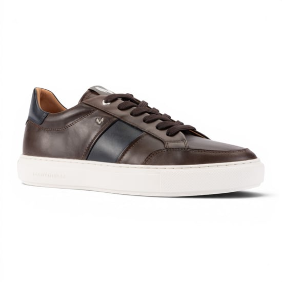 Martinelli Herren braune Ledersneakers Trainerschuhe – Hastings - Image 3