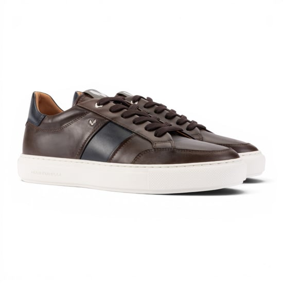 Martinelli Herren braune Ledersneakers Trainerschuhe – Hastings - Image 4