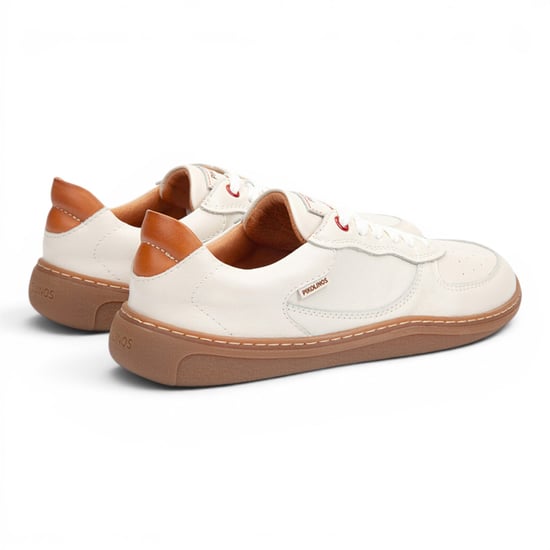 Pikolinos weiße Ledersneakers Trainer Barfußschuhe – Aranjuez - Image 4