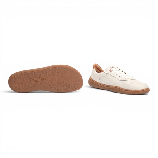 Pikolinos weiße Ledersneakers Trainer Barfußschuhe – Aranjuez - Image 6
