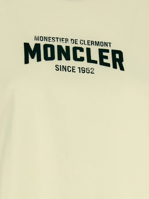 Moncler Beiges Baumwoll-T-Shirt - Image 4
