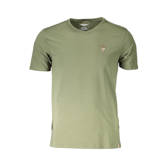 Aeronautica Militare Grünes Baumwoll Herren T-Shirt - Image 1